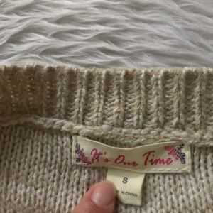 It's Our Time Sweaters - It’s Our Time Cream Knit Sweater It's Our Time Sweaters - It’s Our Time Cream Knit Sweater